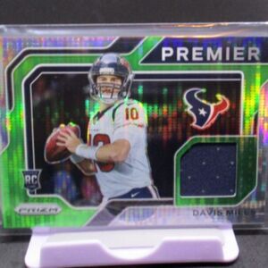 David Mills 2021 Panini Prizm Premier Green Patch RC PJ-19